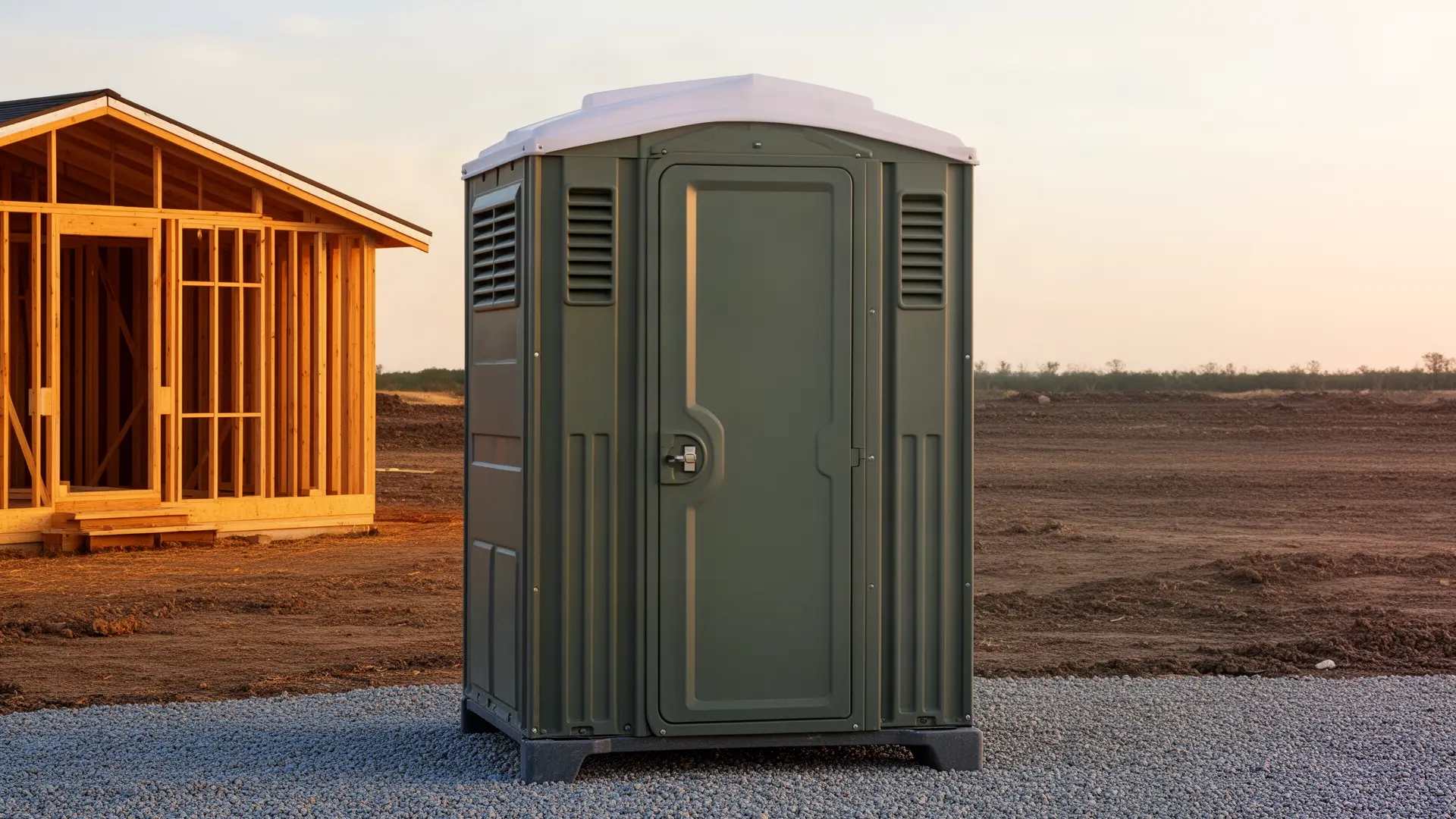Clean porta potty unit from Two Sisters Porta Potty Rental in San Francisco, CA